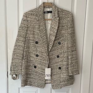 NWT Zara Tweed Blazer